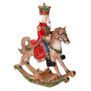 Schiaccianoci su Cavallo in Resina h.39 cm - Vacchetti