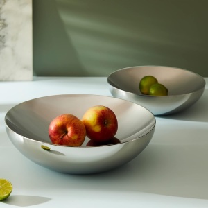 Ciotola Double in Inox d.32 cm - Alessi - immagine 2