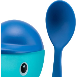 Portauovo con spargisale e cucchiaino Cico azzurro - Alessi - immagine 4