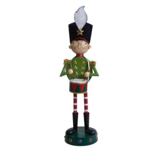 Statua Bimbo con Tamburo in Metallo H.109 cm - Vacchetti