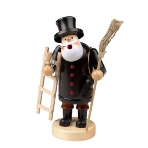 Fumatore Brucia-incenso in Legno h.14 cm - Spazzacamino - Schulte
