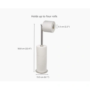 Porta Carta Igienica EasyStore Luxe in Inox - Joseph Joseph - immagine 4