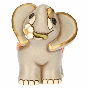 Elefante Elly con Fiore in Ceramica medio - THUN - immagine 1