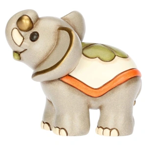 Elefante Elly con Fiore in Ceramica medio - THUN - immagine 5
