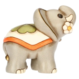 Elefante Elly con Fiore in Ceramica medio - THUN - immagine 2