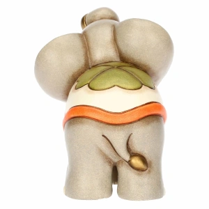 Elefante Elly con Fiore in Ceramica medio - THUN - immagine 3