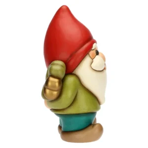 Gnomo Oliver con Quadrifoglio in Ceramica maxi - Thun - immagine 5