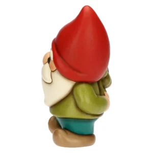Gnomo Oliver con Quadrifoglio in Ceramica maxi - Thun - immagine 3