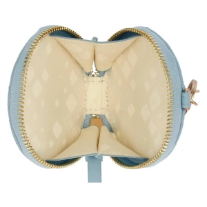 Portachiavi Rotondo con Zip azzurro - THUN - immagine 4