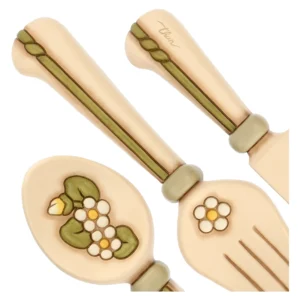 Set 3 Posate in Ceramica da Parete Country Bloom - THUN - immagine 3