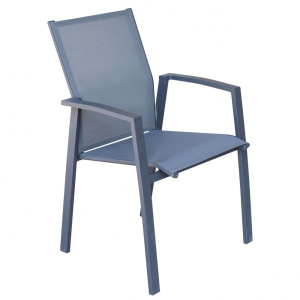 Tavolo Portland allungabile 175/235 cm con 6 poltroncine Devon antracite - Cosma - immagine 9