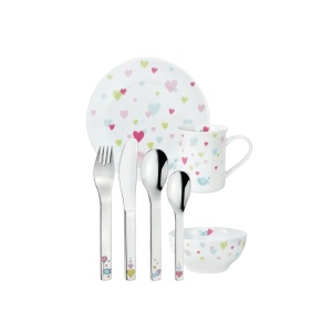 Set 7 Stoviglie per Bambini Cora - Mepra