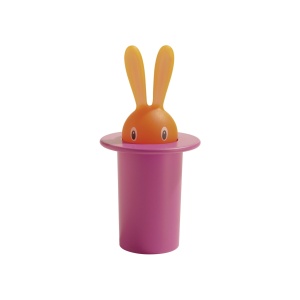 Portastuzzicadenti Magic Bunny rosa - Alessi
