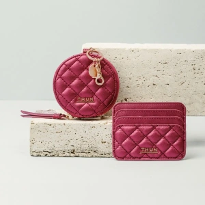 Portachiavi Rotondo con Zip ciliegia - THUN - immagine 3