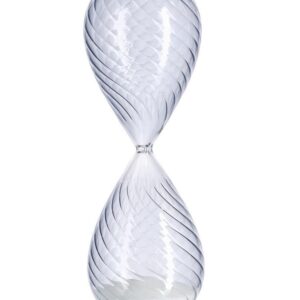 Clessidra Kronos azzurro/bianco 10x28.5 cm - Bizzotto