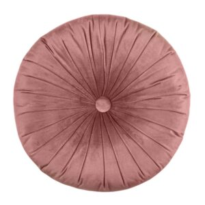 Cuscino Prince Tondo in Velluto Ø 45 cm rosa - Fade
