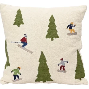 Cuscino Sciatori 45x45 cm - Kaemingk