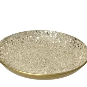 Centrotavola in Metallo oro Ø38 cm - Kaemingk