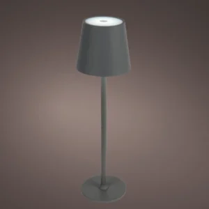 Lampada Ricaricabile in Metallo grigio - Kaemingk