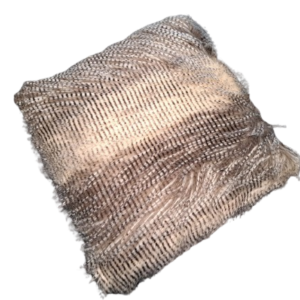 Cuscino Scilla in ecopelliccia beige 45x45 cm - Bizzotto