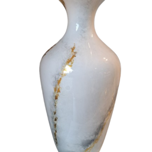 Vaso David in Vetro bianco H.42 cm - Sequenze