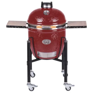Barbecue kamado LeChef PRO SERIES 2.0 rosso con carrello - MONOLITH