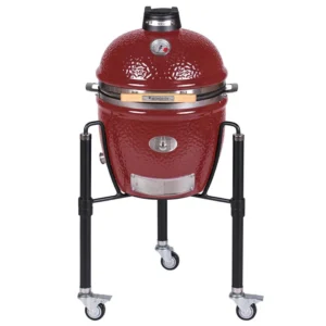 Barbecue kamado Junior PRO SERIES 2.0 rosso con carrello - MONOLITH