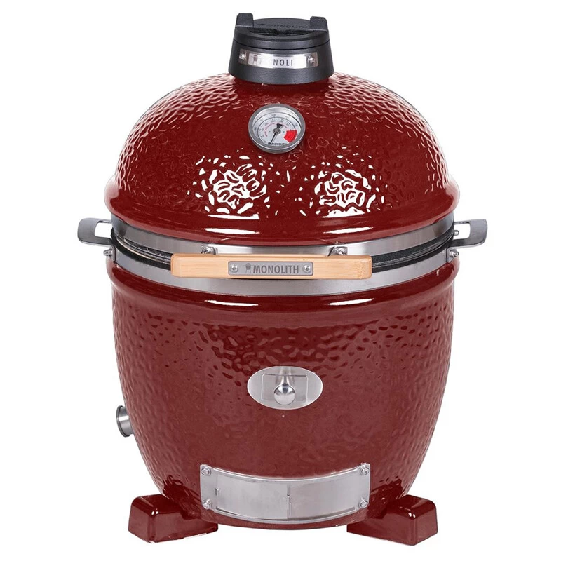Barbecue kamado Junior PRO SERIES 2.0 rosso senza carrello- MONOLITH
