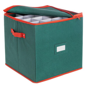Contenitore per 27 Sfere verde 33x33 cm - Bizzotto