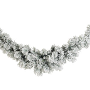 Festone Pino Badia innevato L.120 cm - Bizzotto
