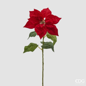 Stella di Natale Artificiale 25x70 cm rosso - EDG
