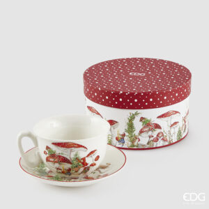 Tazza Tè Funghetto con Scatola Regalo - EDG
