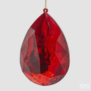 Addobbo Diamante rosso 23x16 cm - EDG