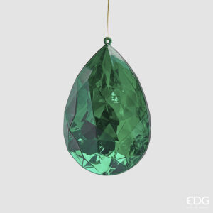Addobbo Diamante verde 15x10 cm - EDG