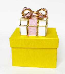 Scultura-Cofanetto Scatola con Fiocco - B&B