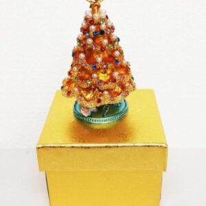 Scultura-Cofanetto Albero di Natale 9x6 cm - B&B