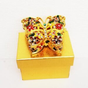 Scultura-Cofanetto Farfalla 6.5x6 cm - B&B