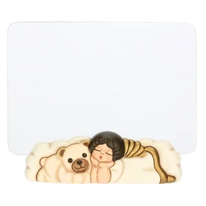 Portafoto con Angelo e Teddy in Ceramica - THUN