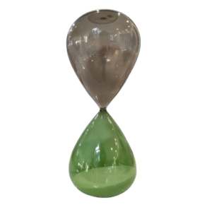 Clessidra Il tempo dell'amore goccia H.40 cm verde oliva - OnlyLux