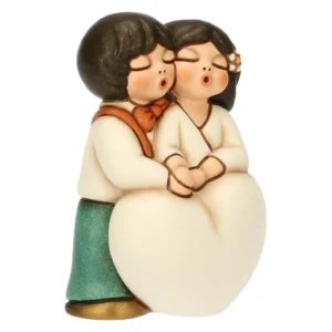 Sposini con Cuore in Ceramica piccoli - THUN - immagine 2