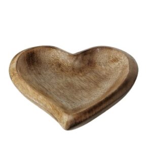 Ciotola Cuore in Legno di Mango 15 cm - Boltze