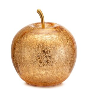 Mela con Luci a LED oro 22x24 cm - Lamart