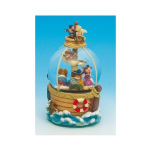 Carillon Sfera di Neve Topi Pirati - Il mondo dei carillon - immagine 4