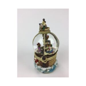 Carillon Sfera di Neve Topi Pirati - Il mondo dei carillon - immagine 3