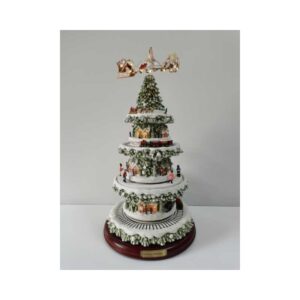 Albero di Natale con Luci, Musica e Movimento h.45 cm - Il mondo dei carillon