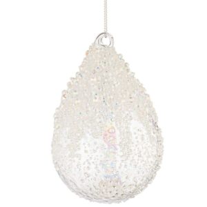 Addobbo Wink in Vetro Cristalli di Ghiaccio 3 modelli - Bizzotto - immagine 3