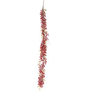 Festone Jewell Bacche e Foglie oro L.180 cm - Bizzotto