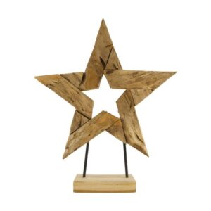Scultura Stella in Legno H. 68 cm - Dijk