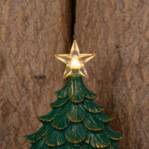 Albero Natale GLITTER LED H26cm M 3AA - Lotti - immagine 8