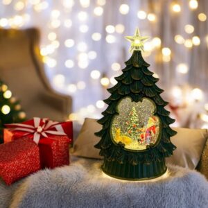 Albero Natale GLITTER LED H26cm M 3AA - Lotti